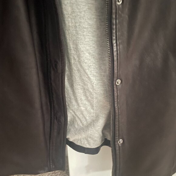 Carbon2Cobalt Women's Black Leather Jacket - Picture 5 of 5